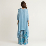 Carola Asymmetric Tunic & Wide-Leg Pants Set