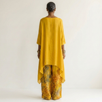 Carola Asymmetric Tunic & Wide-Leg Pants Set