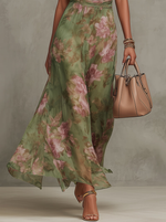 Lidia Floral Halter Maxi Dress
