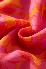 Olimpia Printed Puff-Sleeve Maxi Dress