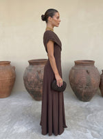 Teodora Draped Maxi Dress