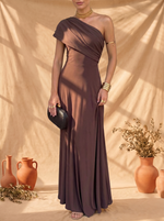 Teodora Draped Maxi Dress