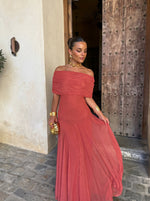 Teodora Draped Maxi Dress