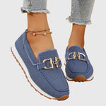 Sofia Chain-Detail Comfort Loafers