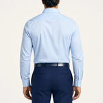 Leonardo Stretch Dress Shirt - Blue (back)