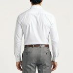 Leonardo Stretch Dress Shirt - White (back)
