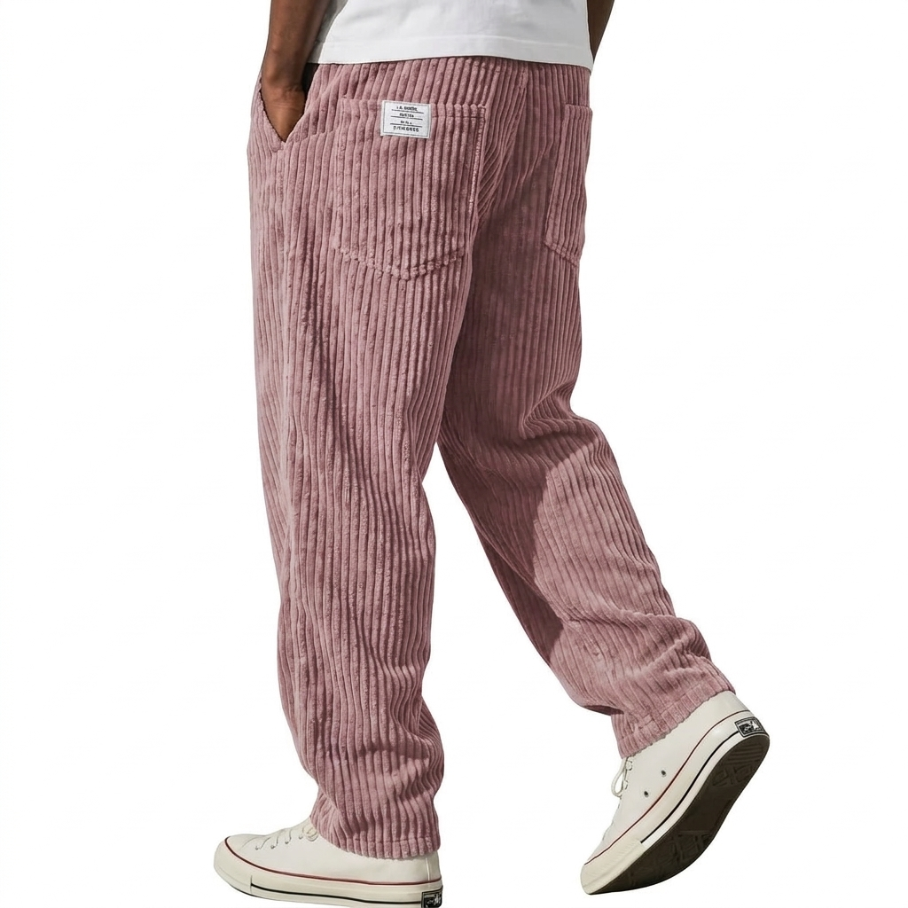 Lorenzo corduroy trousers - Pink
