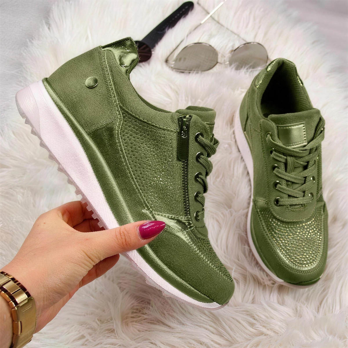 Martina side-zip comfort sneakers - side zip