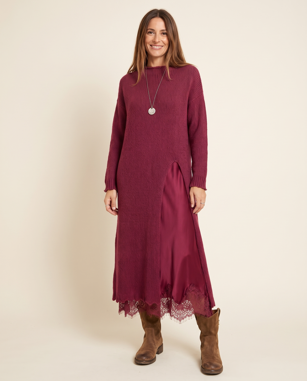 Giada set in burgundy