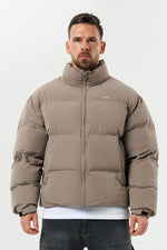 PUFFER JACKET - TAUPE