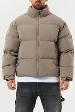 PUFFER JACKET - TAUPE