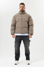 PUFFER JACKET - TAUPE