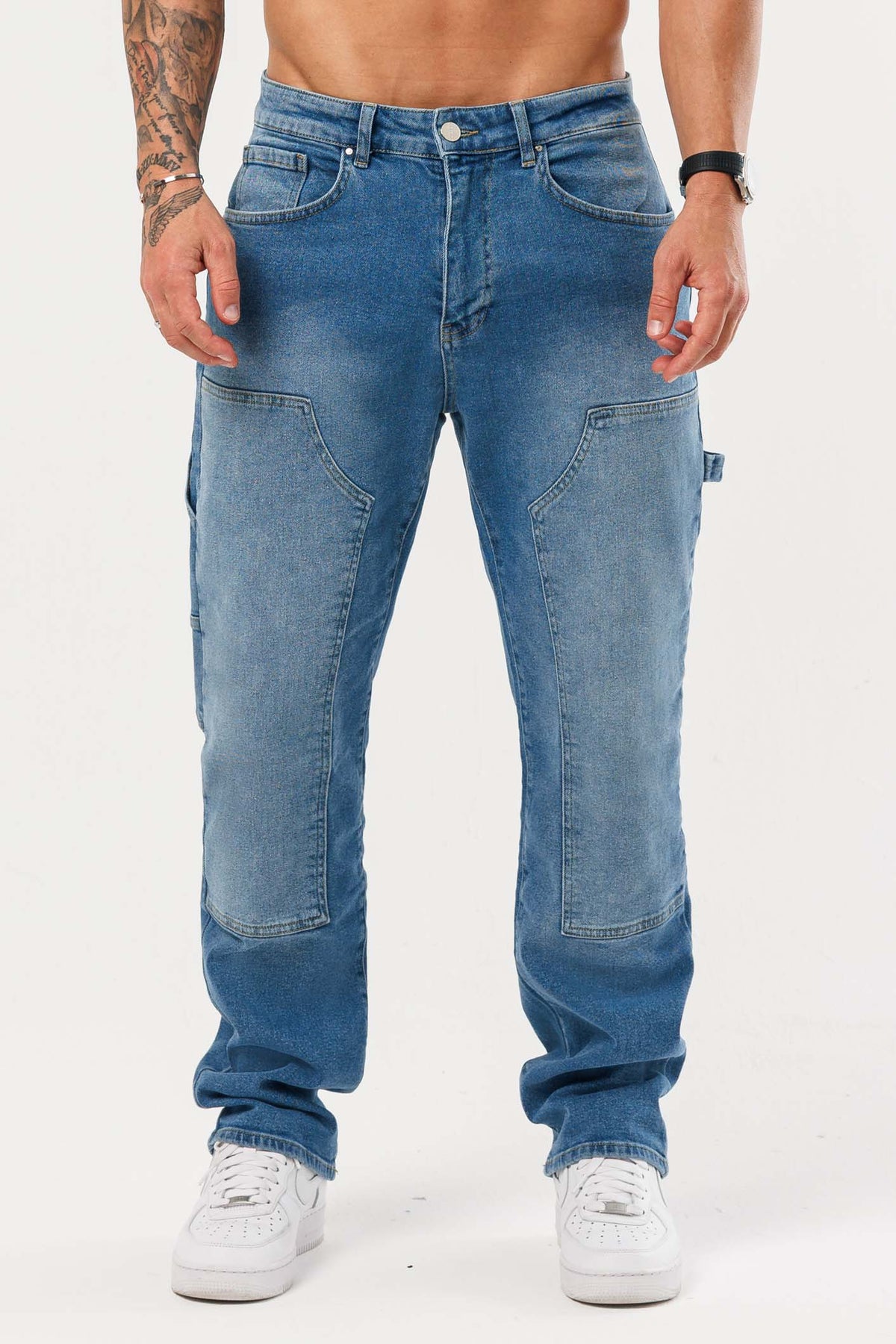 CARPENTER JEANS - MID BLUE