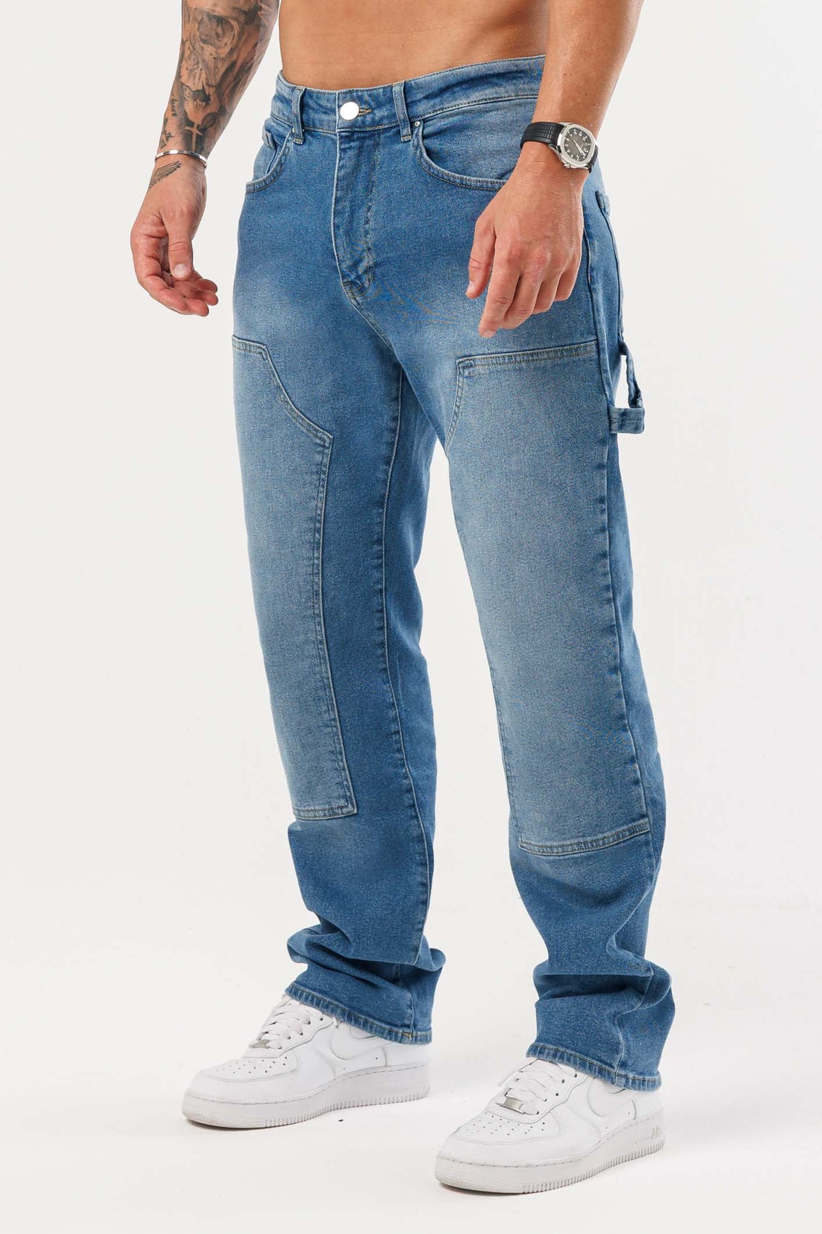 CARPENTER JEANS - MID BLUE