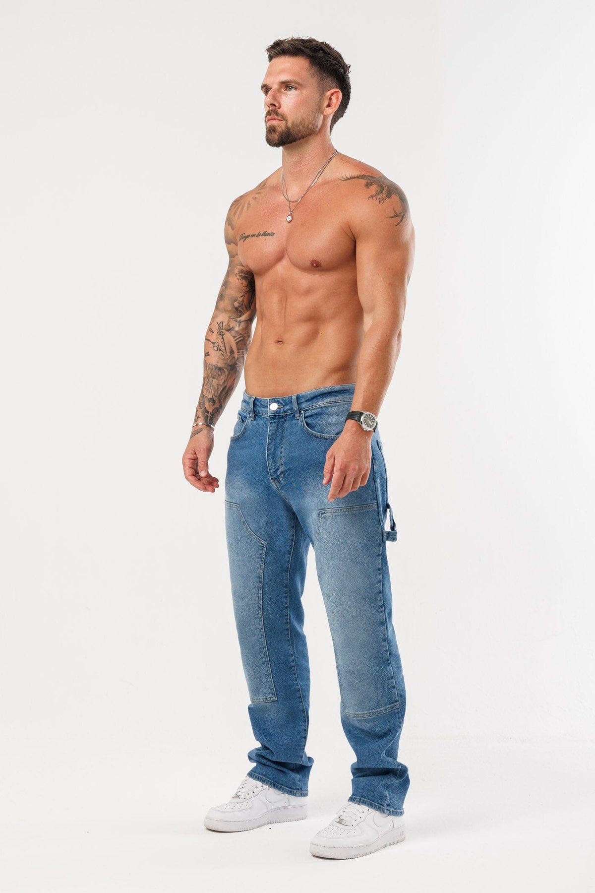 CARPENTER JEANS - MID BLUE