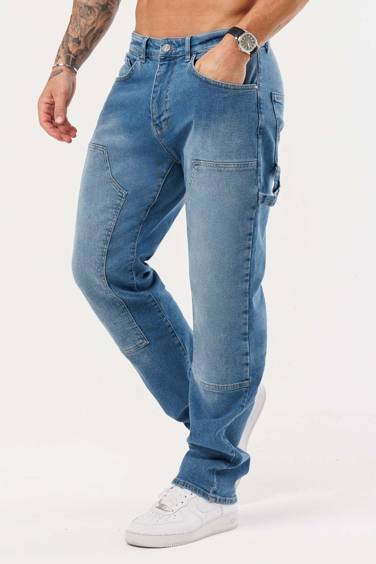 CARPENTER JEANS - MID BLUE