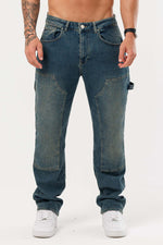 CARPENTER JEANS - WASHED STONE BLUE
