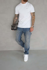 CARPENTER JEANS - WASHED STONE BLUE