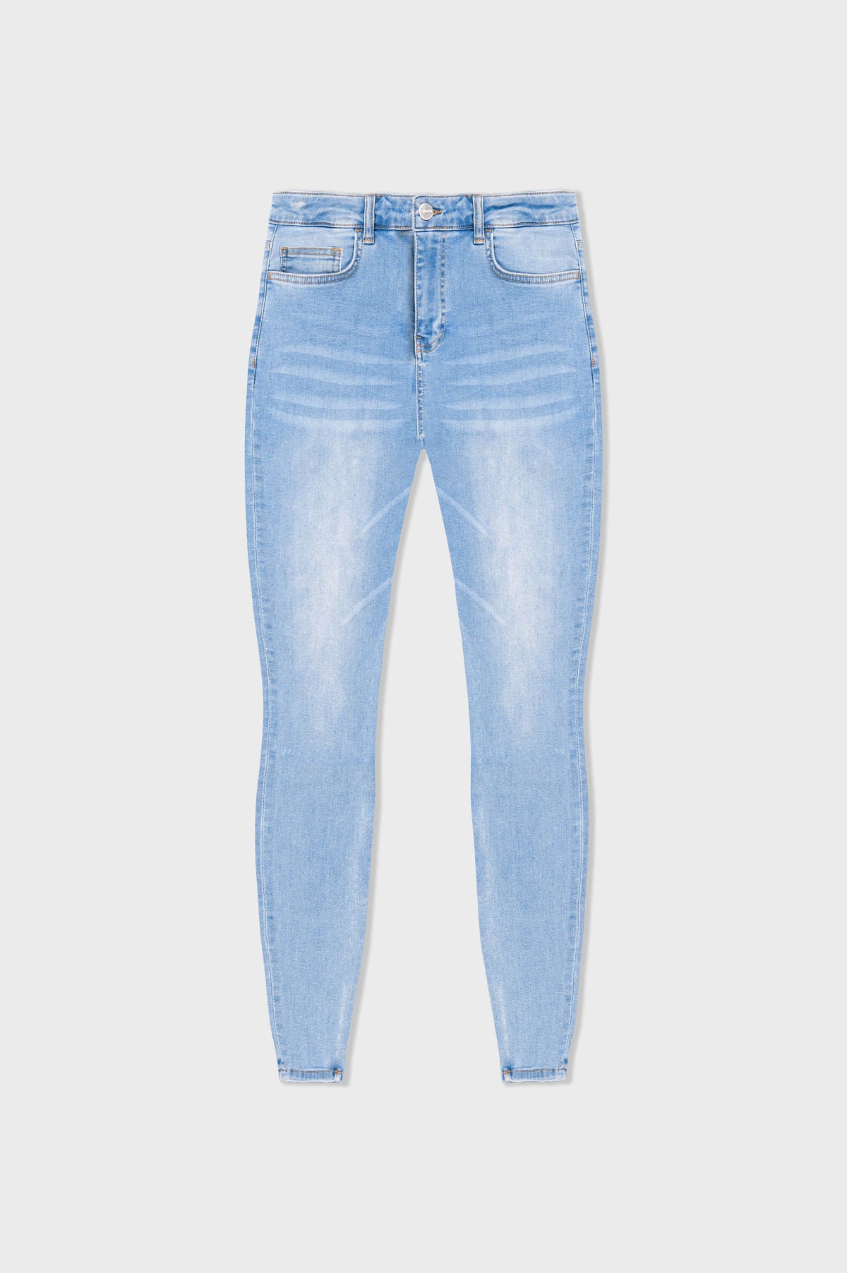 SKINNY FIT JEANS NON RIPPED - LIGHT BLUE
