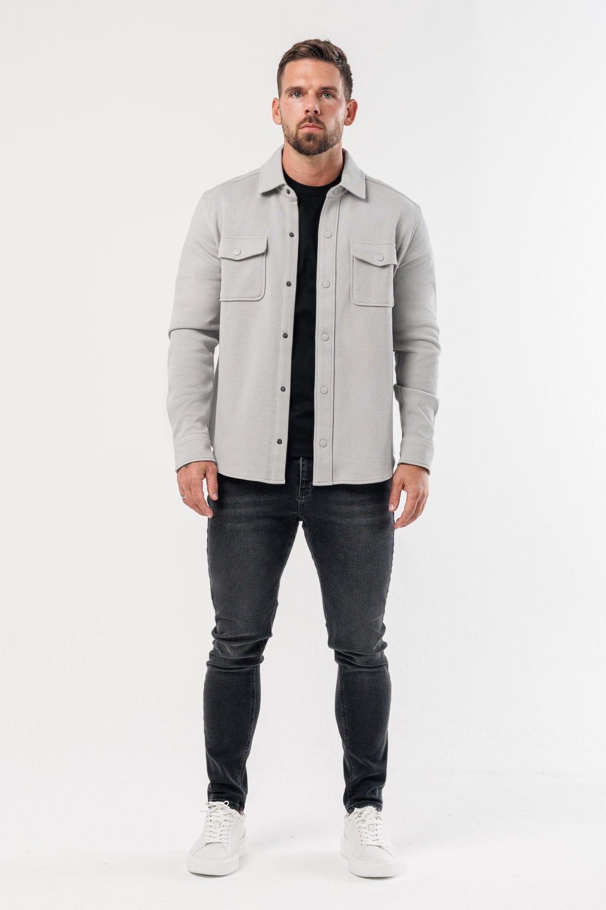 OVERSHIRT - LIGHT GREY