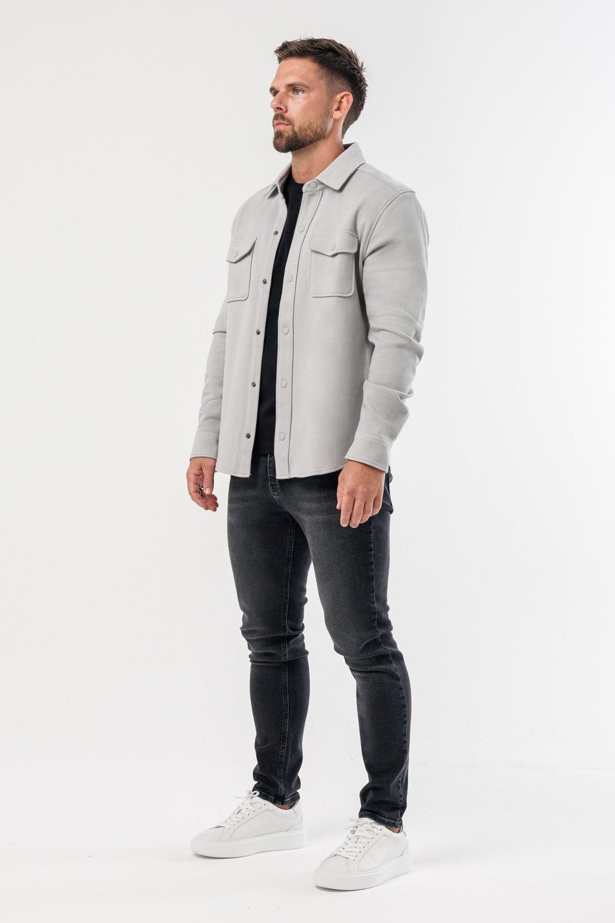 OVERSHIRT - LIGHT GREY