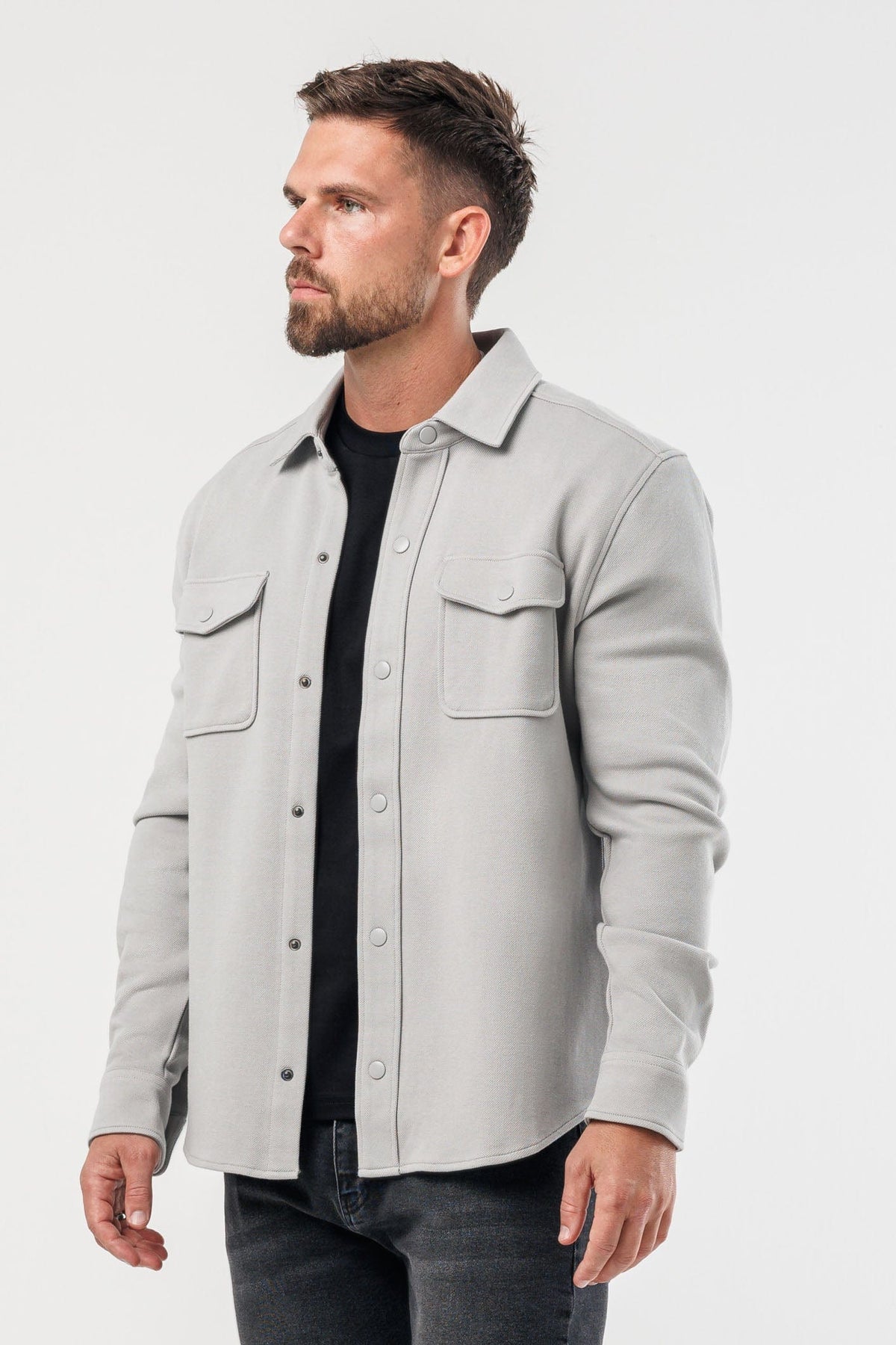 OVERSHIRT - LIGHT GREY