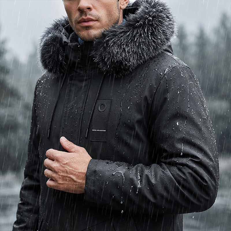 Nordic Faux-Fur Hooded Parka